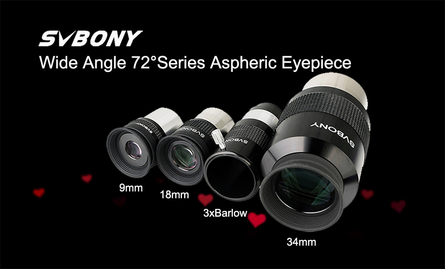 Svbony New Arrival 72 Degree Wide Angle Eyepieces