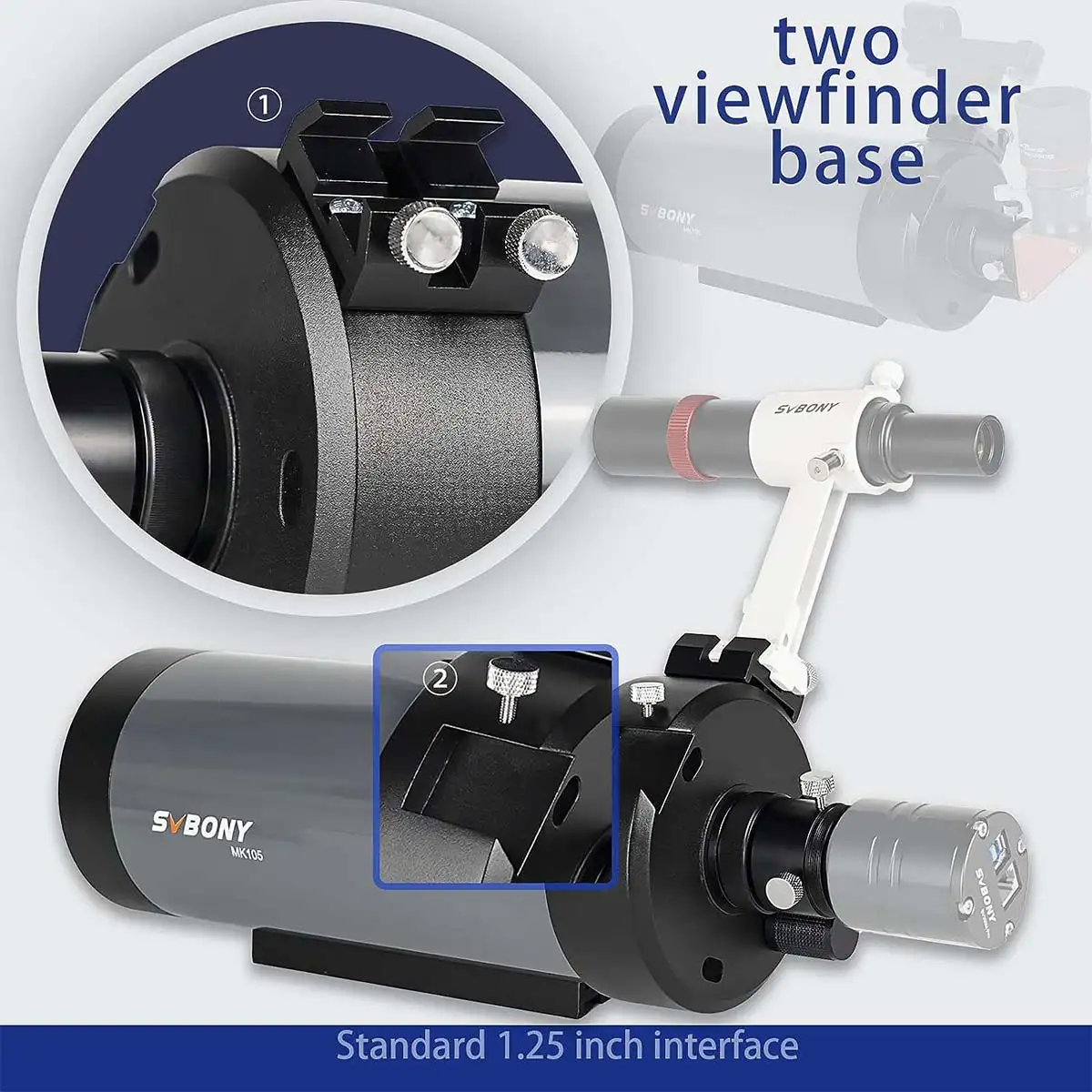 SVBONY MK105 Telescope Maksutov Cassegrain OTA 105mm with 160mm