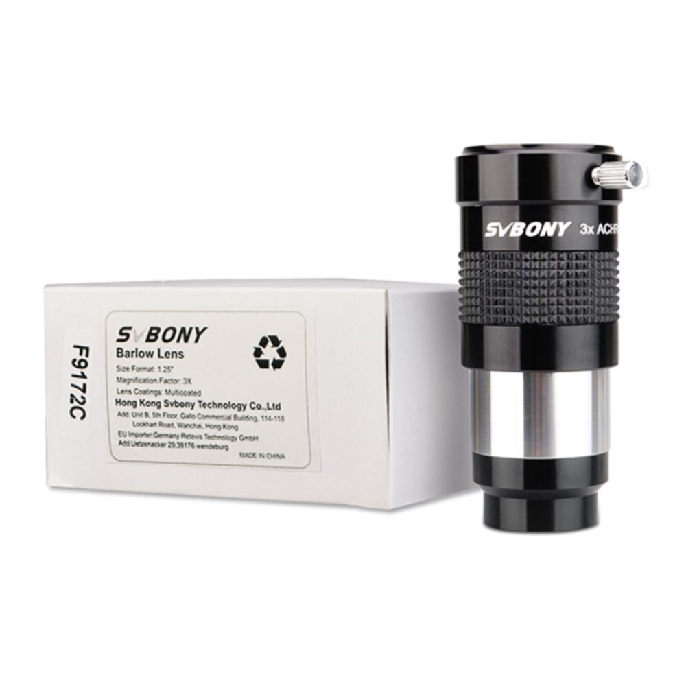 Svbony SV136 Barlow 3x 1.25 inch 