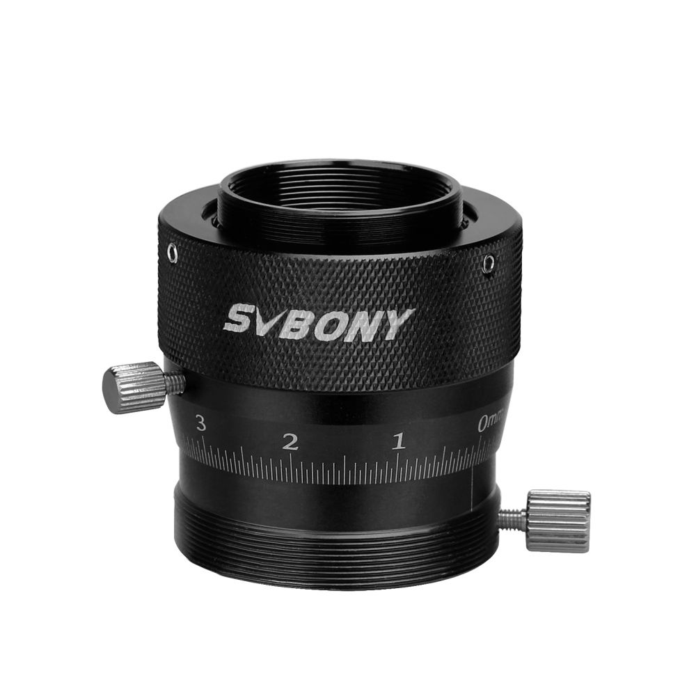 SV161 1.25inch Double Helical Micro Focuser for Telescope Guide Scope Metal Black