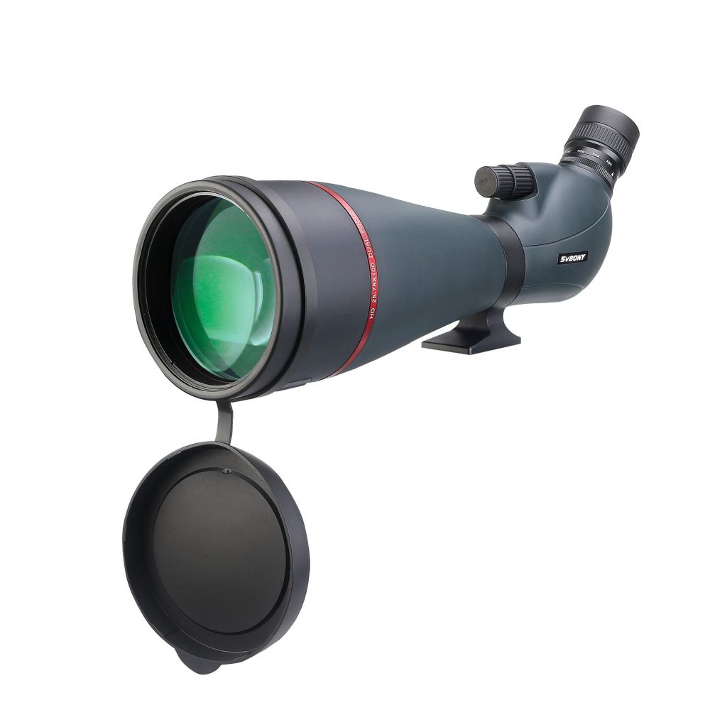 SV406 25-75x100 HD Spotting Scope FMC Dual Focus Long Range for Bird Watching Wildlife Target Shooting Hunting Scenery