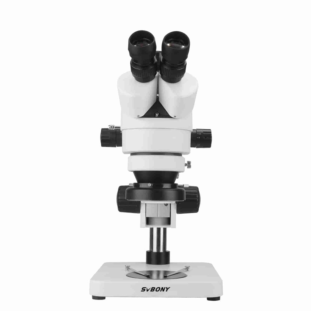 SM402 Zoom Microscope 7-45 Magnification Professional Trinocular Stereo With SV189 Digital Microscope Camera
