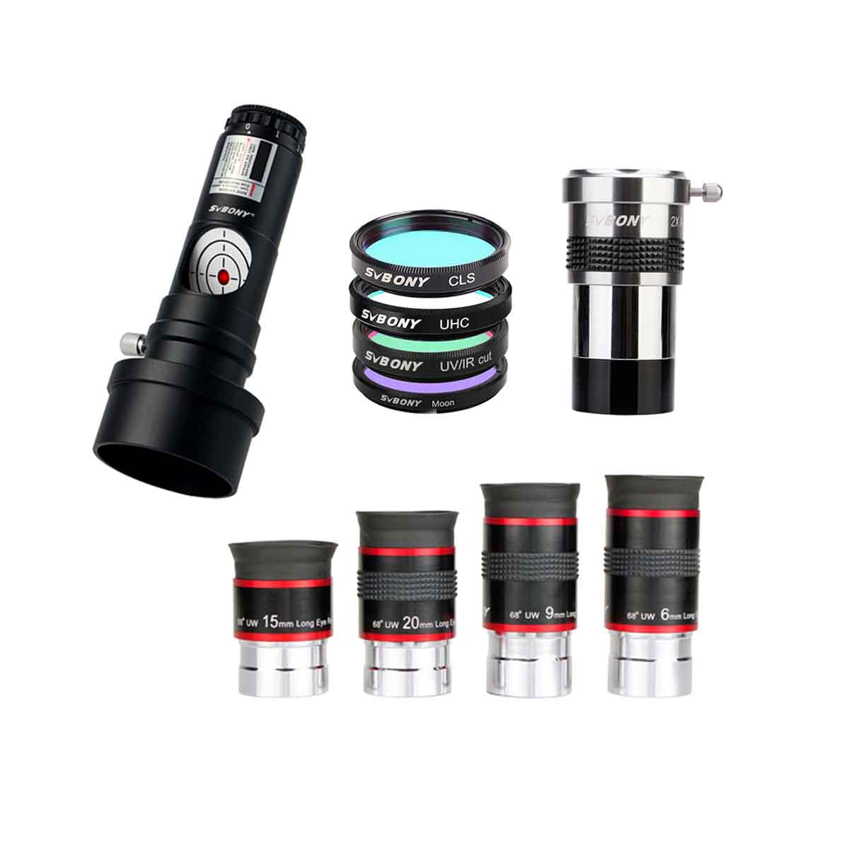 SVBONY Essential Visual Kit for Astronomy Observation 