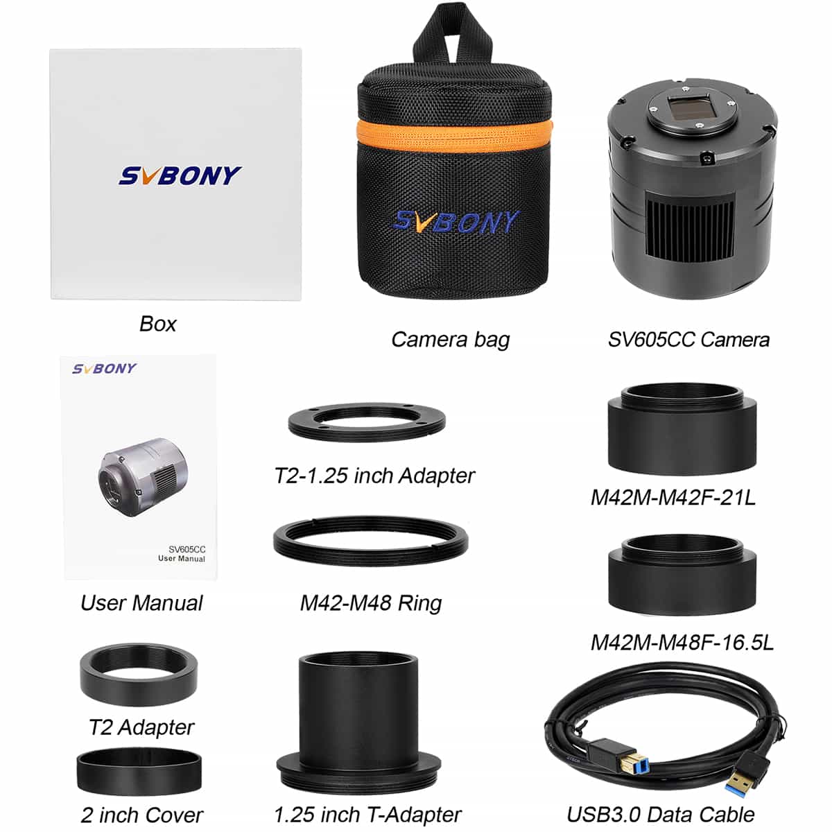 ビデオカメラ SVBONY SV605CC OSC Camera IMX533 Cooled Color Astronomical Camera