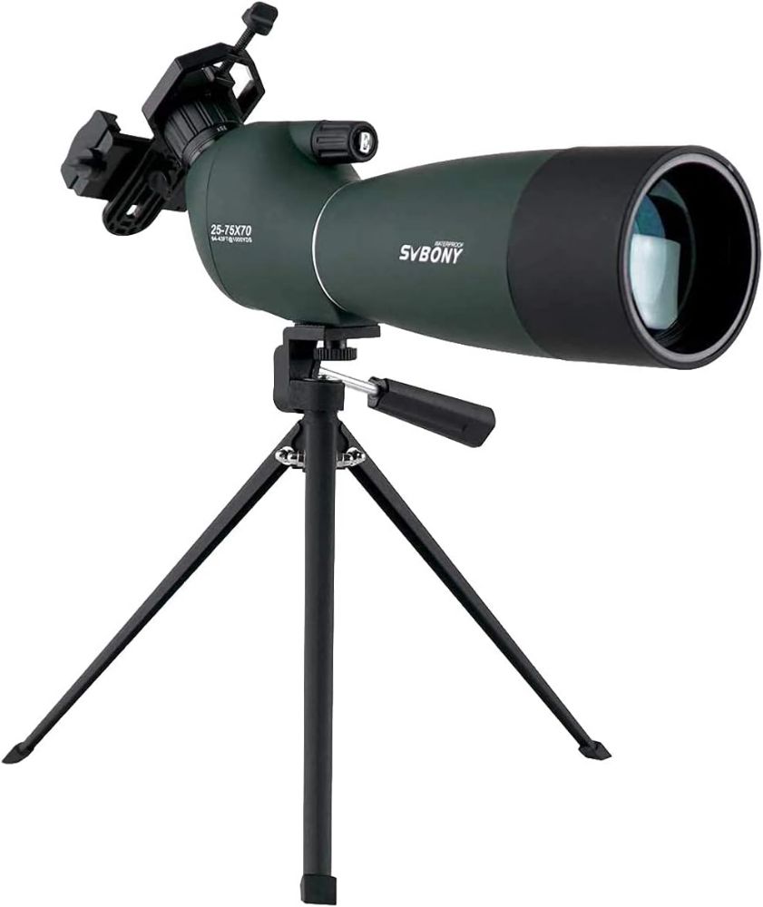 SV28PLUS Birdwatching Scope 25-75×70mm with Wireless Controller BAK4 FMC For Wildlife & Archery