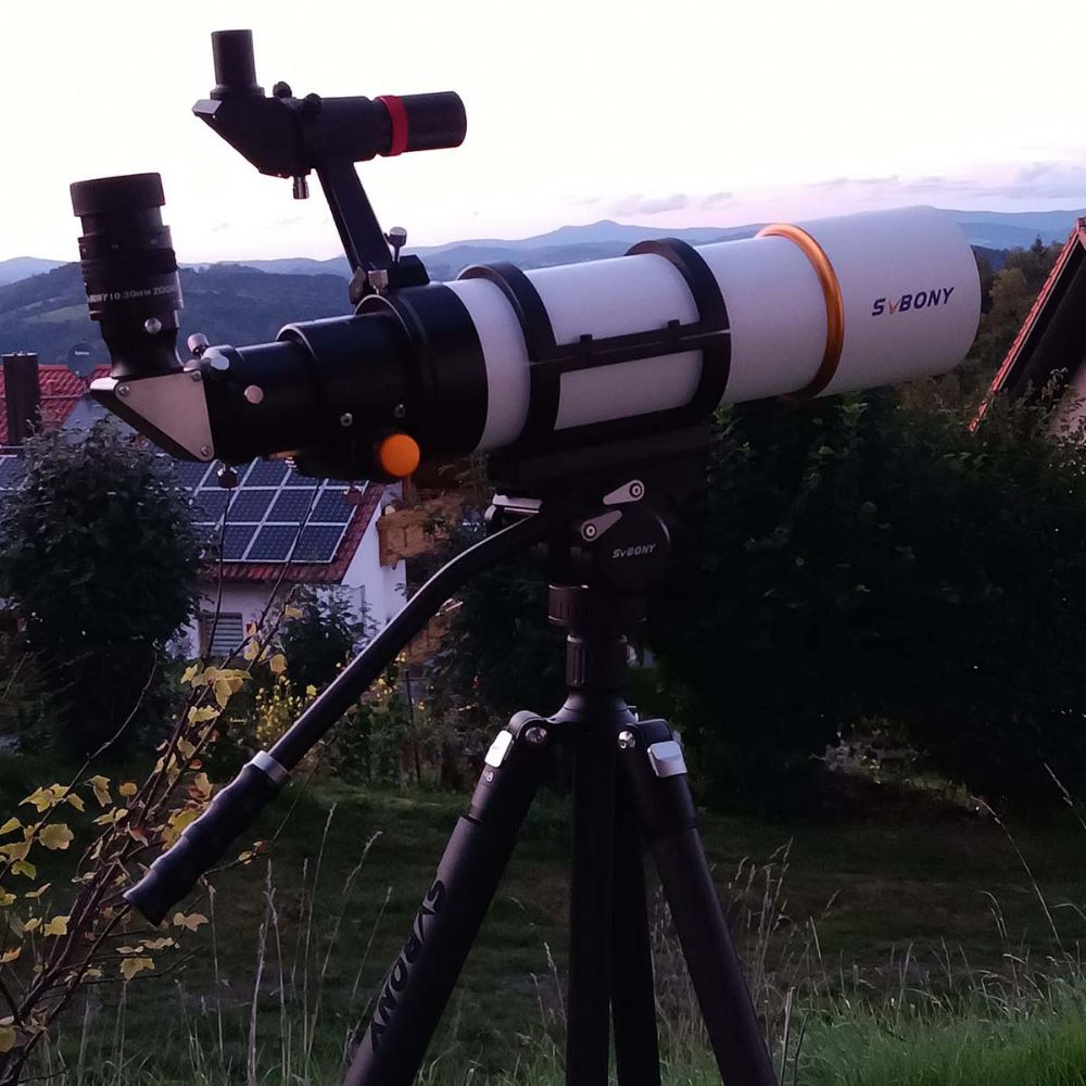 SVBONY SV48P Refractor OTA 90mm F5.5 Telescope Set for Visual Astronomy