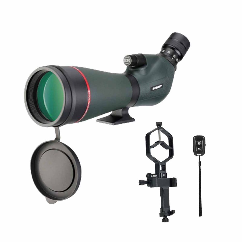 SV406P 20-60X80 ED Spotting Scope for Phone Birding Photography