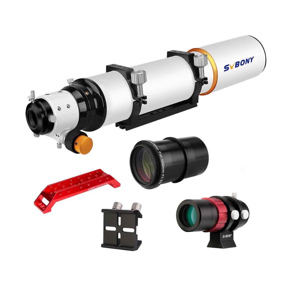SV503 102ED F7 Telescope - SV193 Field Flattener - SV165 Guide Scope for Deep-sky Observation & Photography