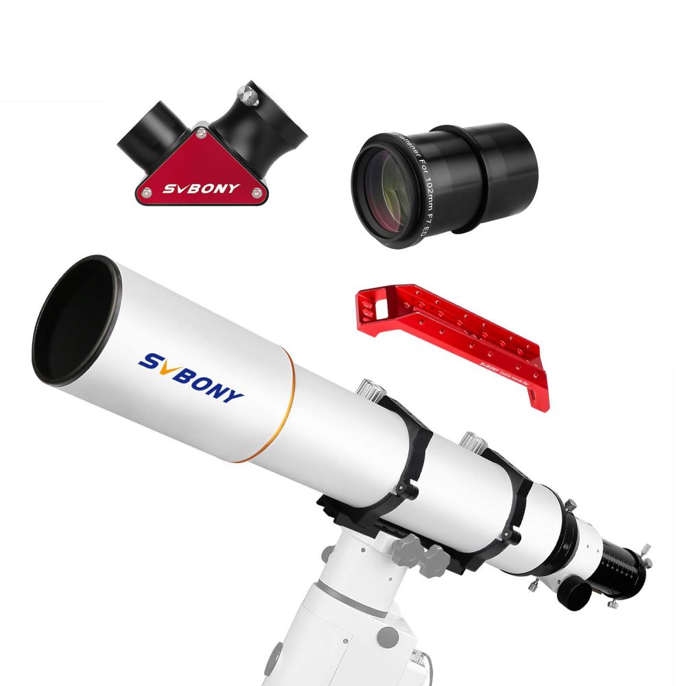SV503 102ED Telescope - SV193 Focal Reducer With SV188P Diagonals For Visual Observation