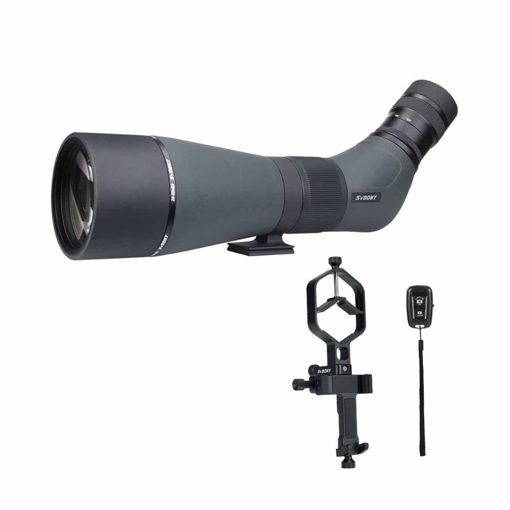 SVBONY SA405 20-60x85 ED Spotting Scope for Birding With Mobile Photography