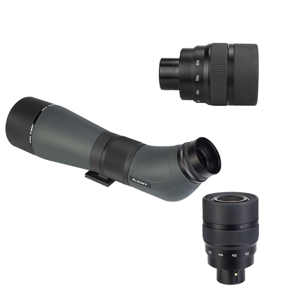 SVBONY SA405 Spotting Scope 20-60x85 HD Long Range for Bird Watching Target Shooting Hunting