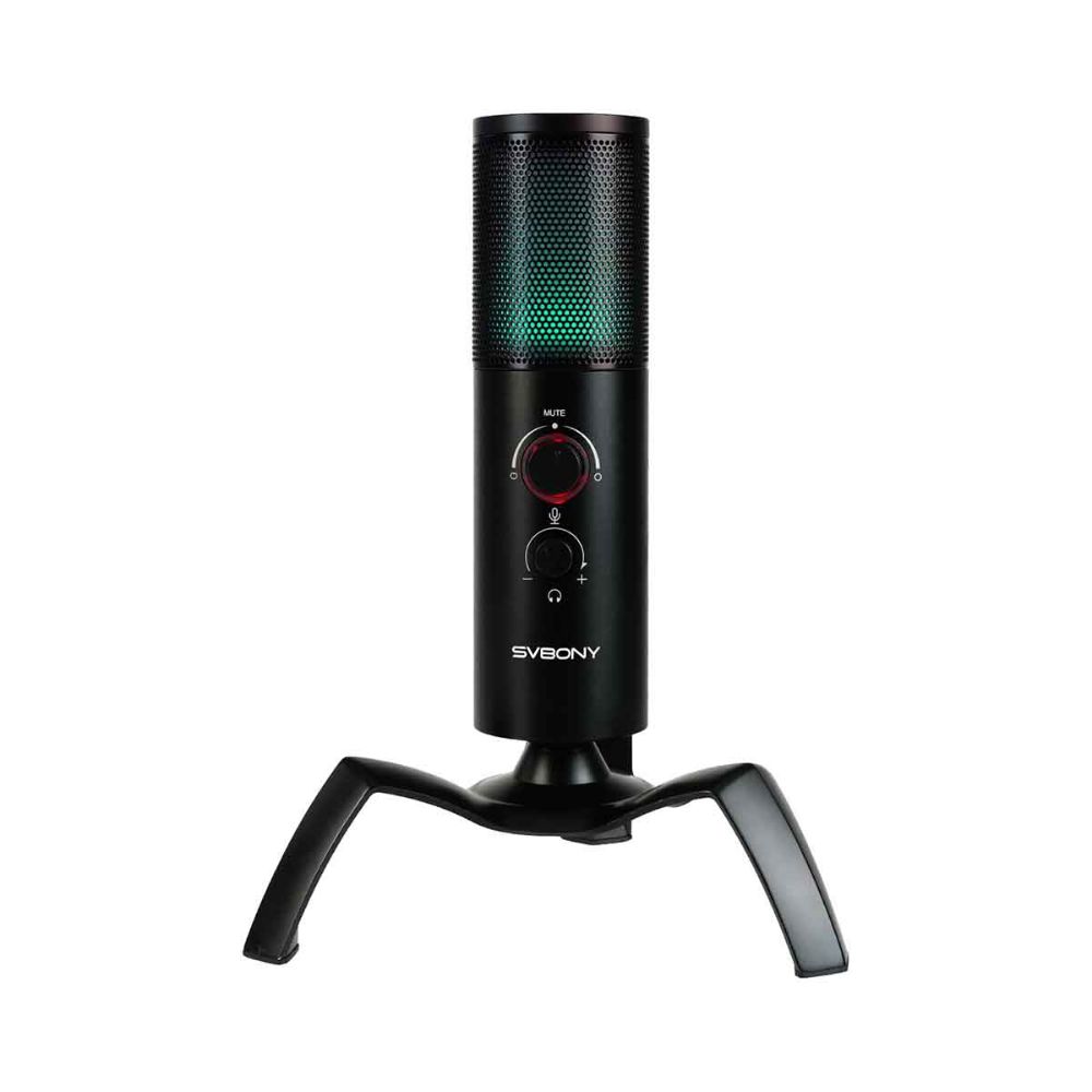 SVMic P1 Gaming Condenser Microphone for Live Broadcasts Streaming, Podcasts Videos