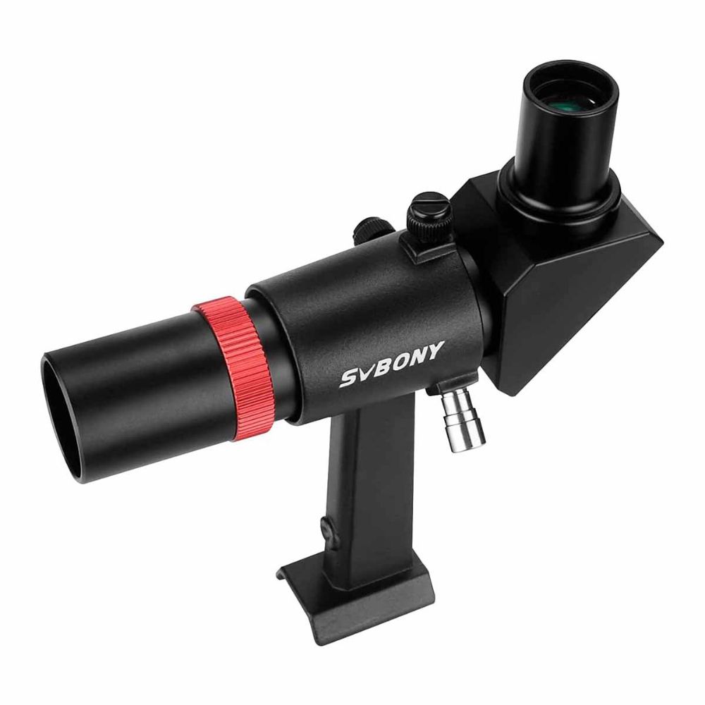 SV182 6x30 Right-Angle Finder Scope Correct-Image Optical for Astronomy Telescope with Crosshair and Bracket