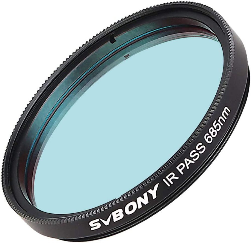 SV183 IR Pass 685nm Filter Telescope Filter 1.25 Inch for Planetary Photography 
