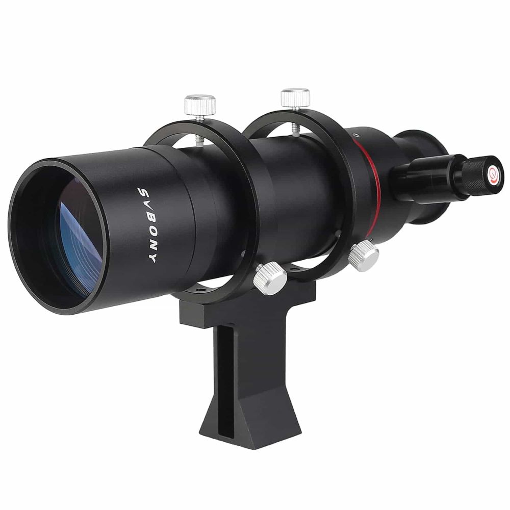 SV208 8x50 Finder Scope Straight-Through Correct Image with Illuminated for Astronomical Telescope