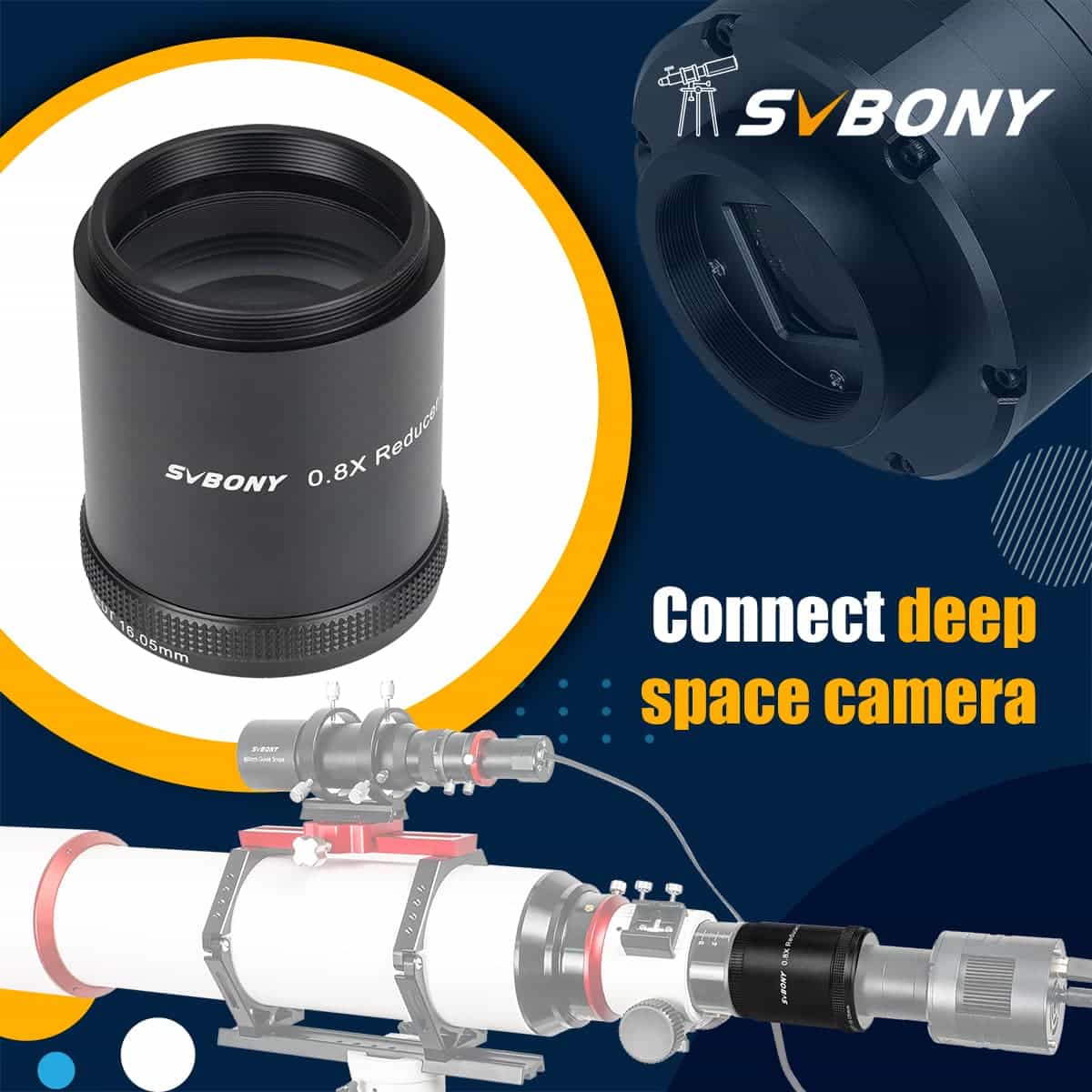 Obsidian Fire Vein CF 1枚　逆向き　プロモ SV550 122 APO Refractor Telescope - SV209 0.8x Focal Reducer