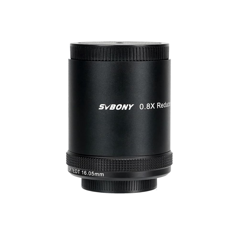 SVBONY SV209 Focal Reducer/Field Flattener 0.8x for SV550 122F7 Triplet APO Refractor Black