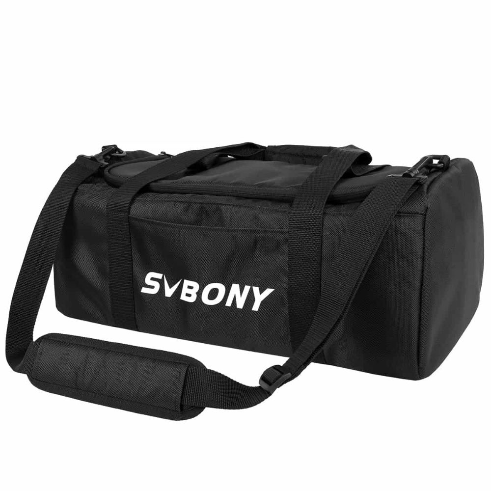 SVBONY SV212 Telescope Carrying Case Bag Adjustable Shoulder Strap Fits for Optical Tubes Accessories Black
