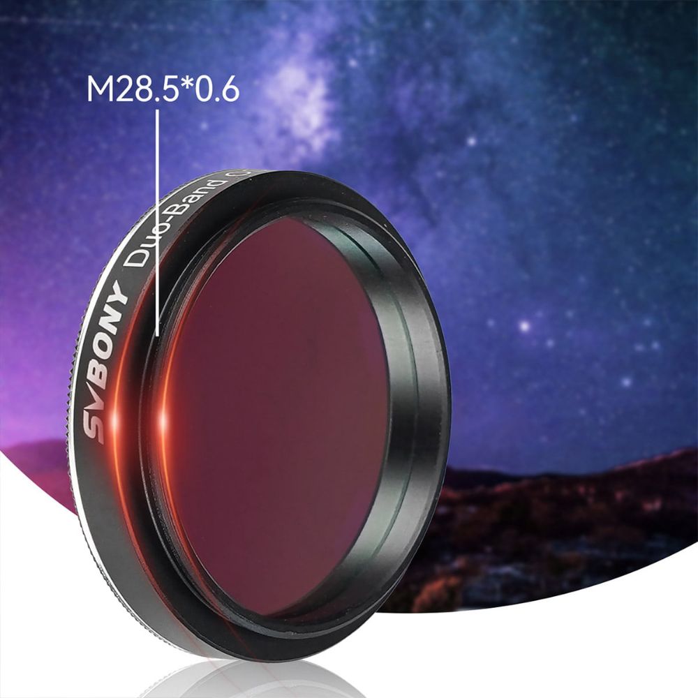 SV220 Telescope Filter 7nm Dual-Band 1.25 inches Nebula Filter for Astrophotography