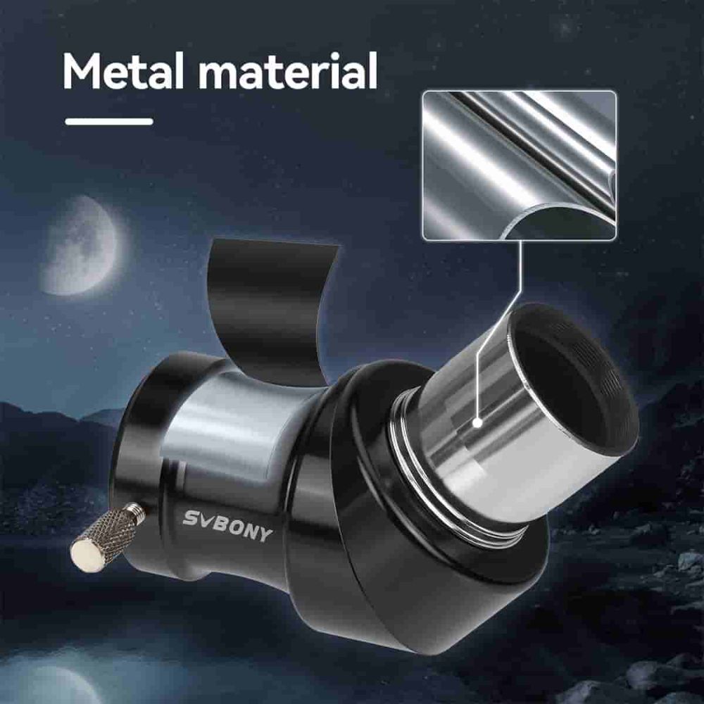 SV222 1.25-inch 45 Degree Correct Image Diagonal Mirror with FMC and Phase Coating for Refractor Telescope