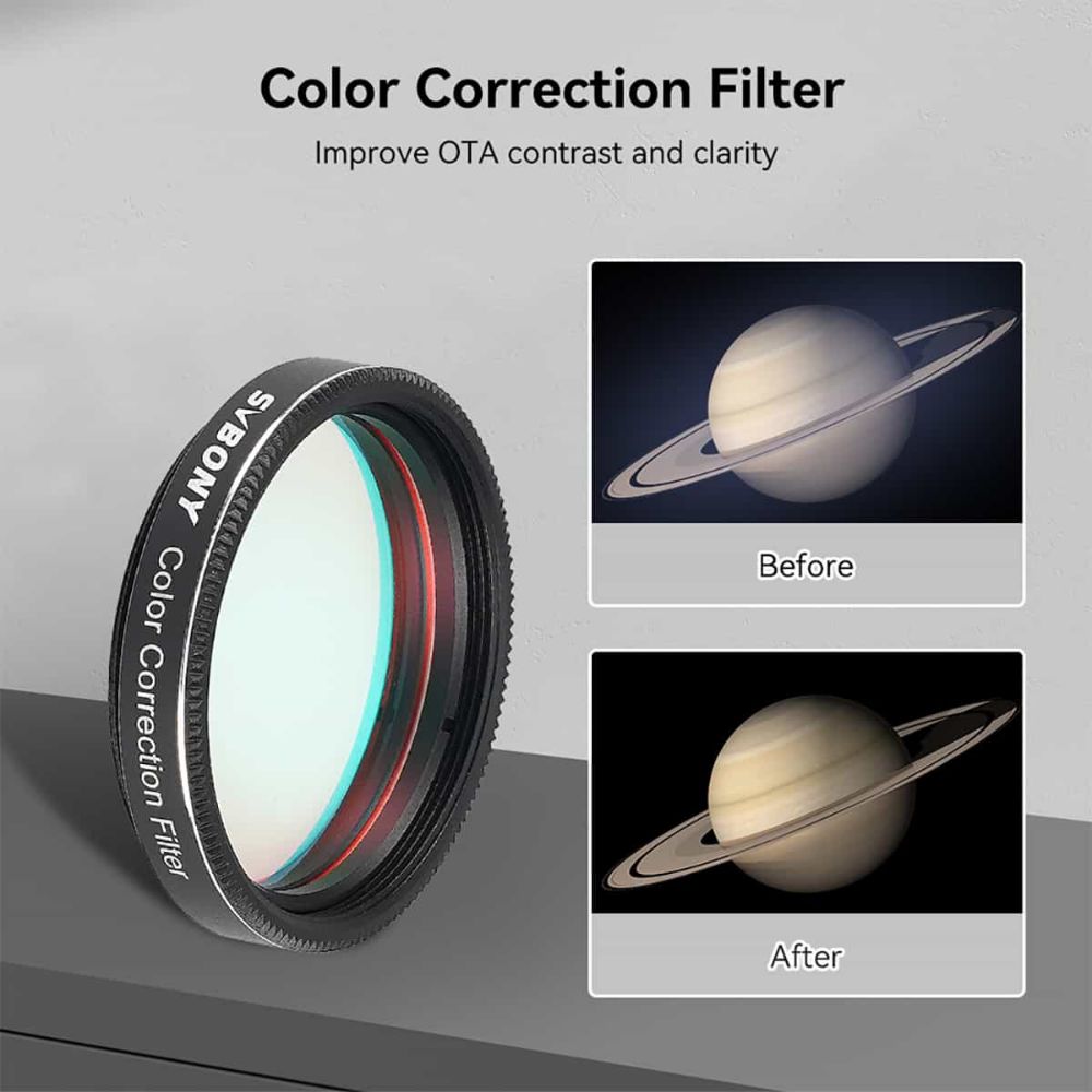 SV231 Fringe Killer Color Correction Filter 1.25/2inch for Lunar and Planetary Surfaces