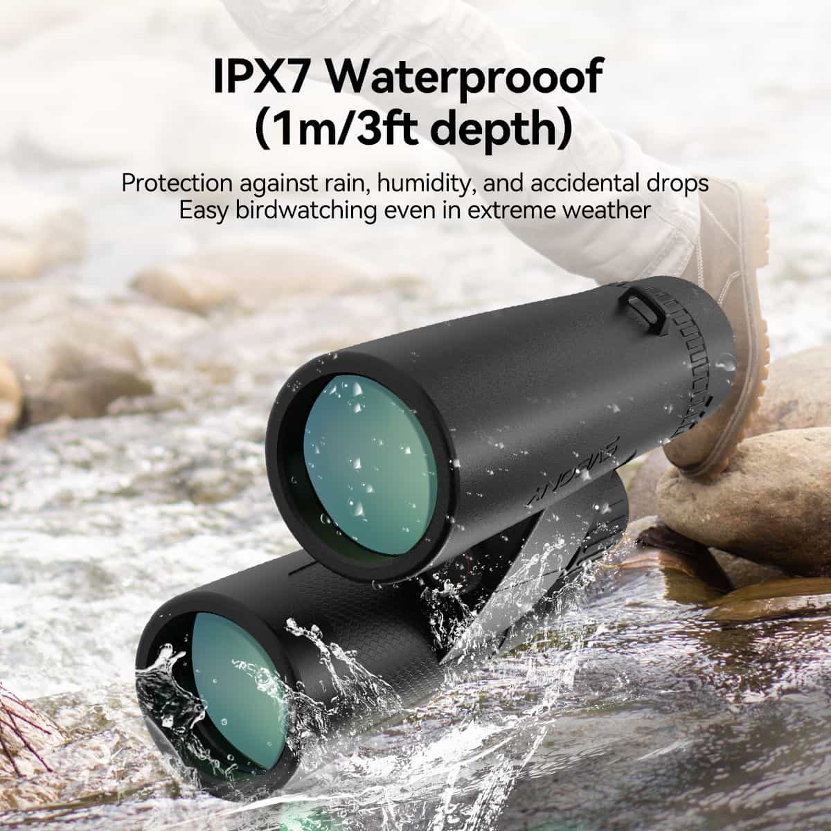 SVBONY SV202 双眼鏡 8x32 IPX7防水 EDガラス SVBONY SV202 8x32 双眼鏡 EDレンズ 野鳥観察 山登り ターゲット