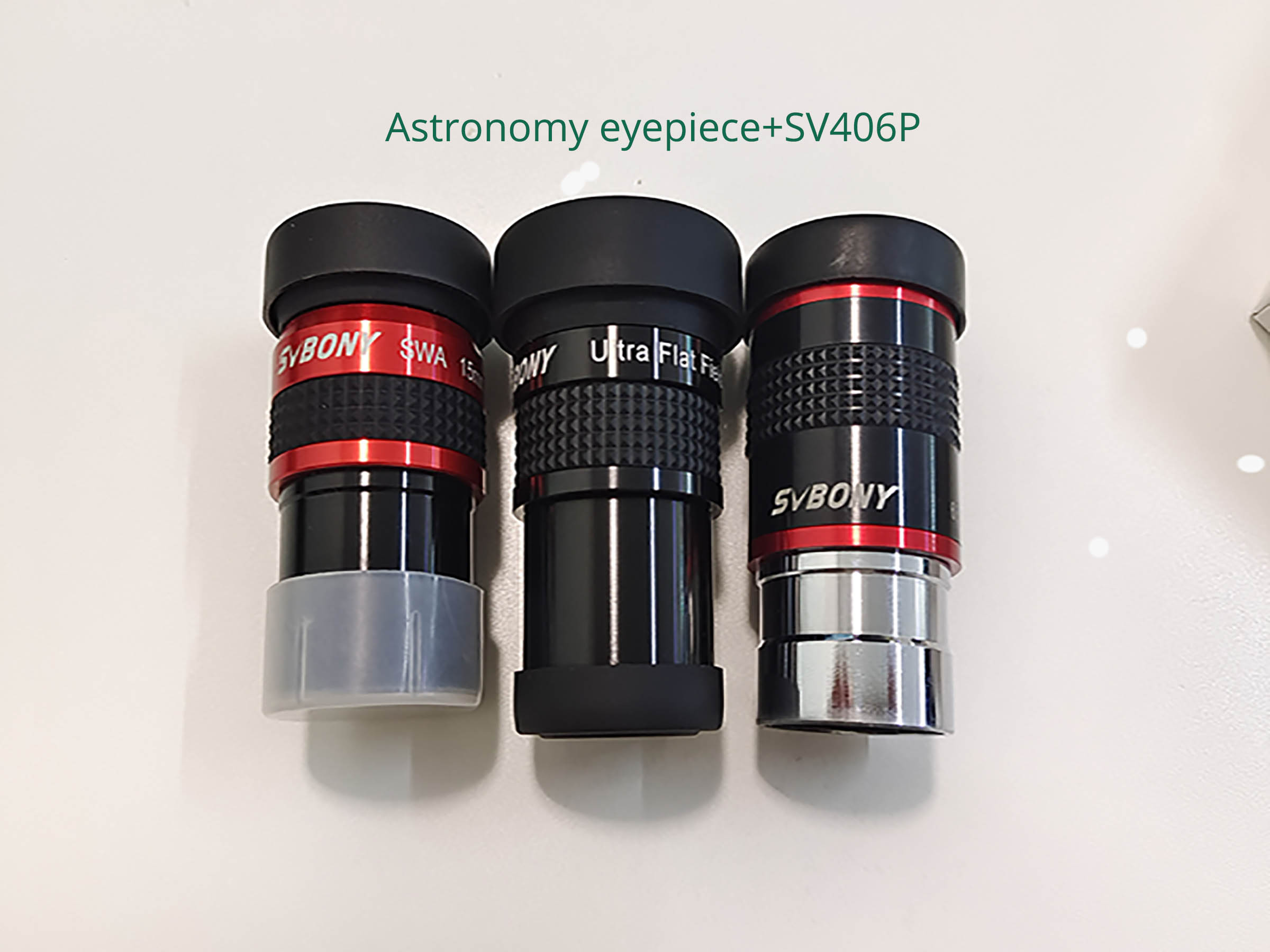 Dose SV406p can fit with astronomy eyepiece without any accessories?