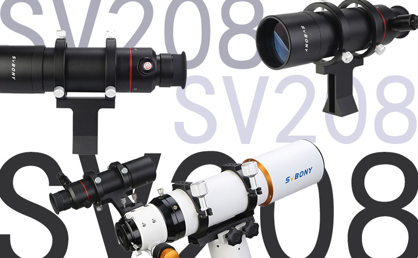 SV208 8x50 Straight-Through Correct Image Finder Scope Introduction
