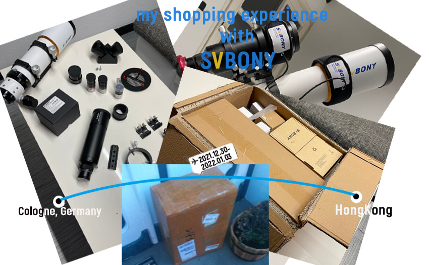 my shopping experience with SVBONY