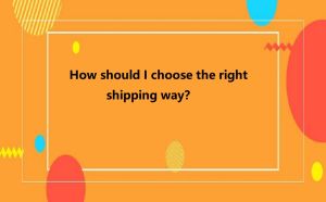 How Should I Choose the Right Shipping Way? doloremque