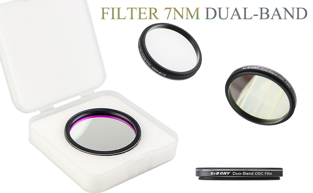 About Dual-Band You Need to Know These ---SV220 Telescope Filter 7nm Nebula 1.25/2 Inches
