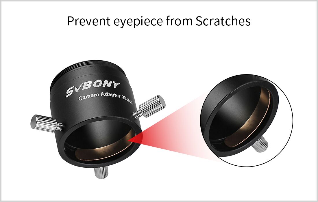 SV186 T2 M42 Camera Adapter for Connecting Scope Eyepiece