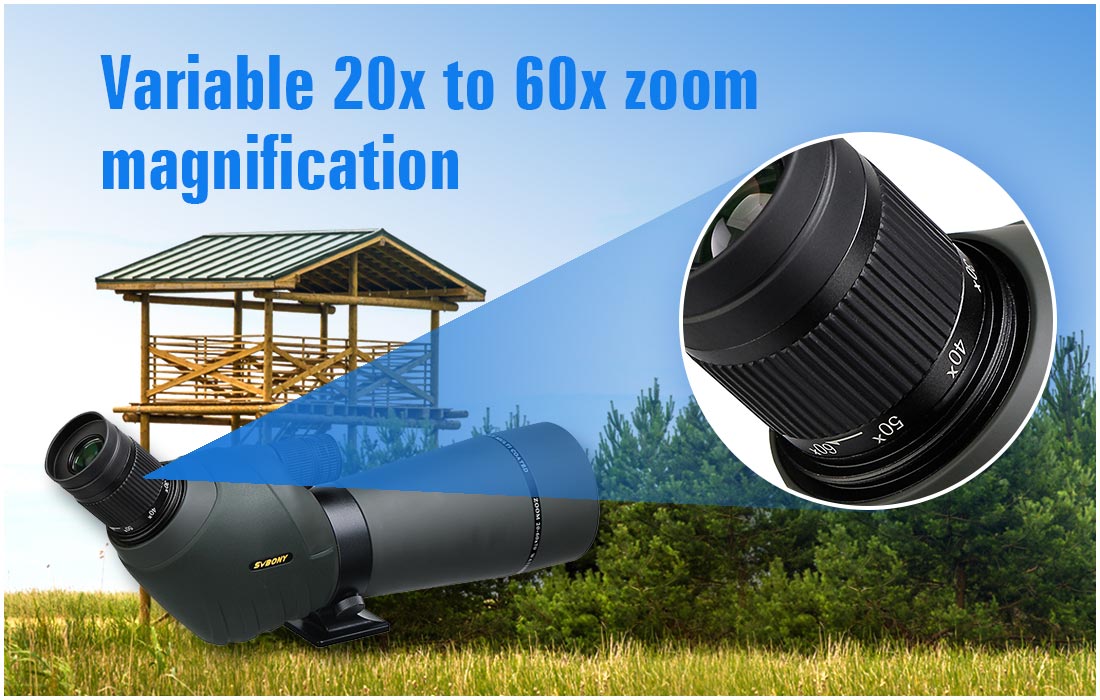 SV411 20X to 60X spotting scope