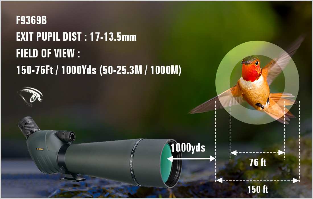 SV411 20X to 60X spotting scope