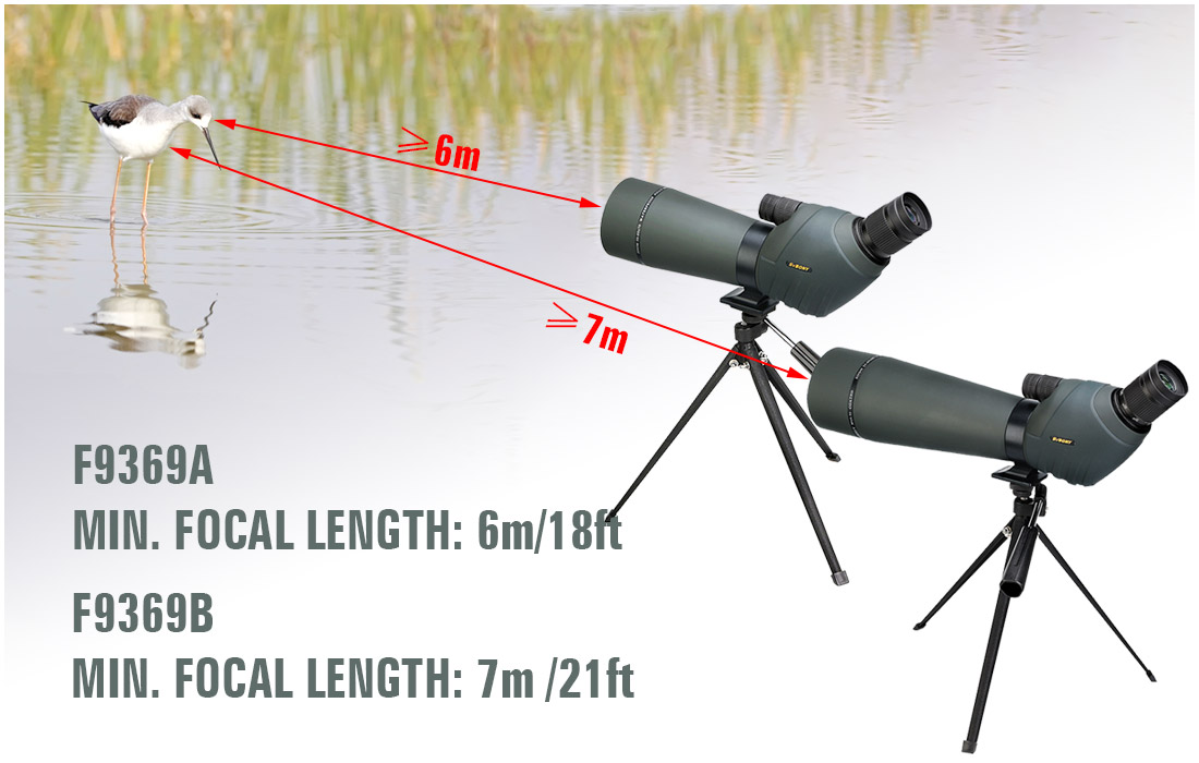SV411 20X to 60X spotting scope