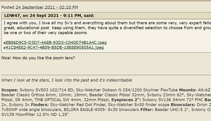 The comments of SVBONY eyepiece