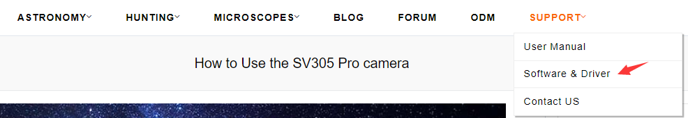 SV305-Pro-download-driver