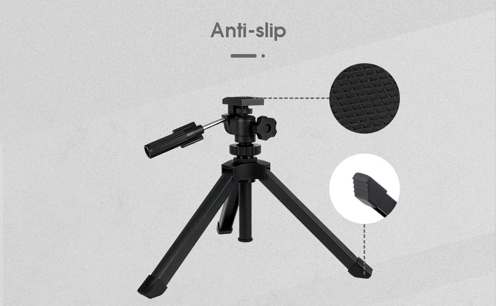 SV146 Table Top Tripod is anti-slip