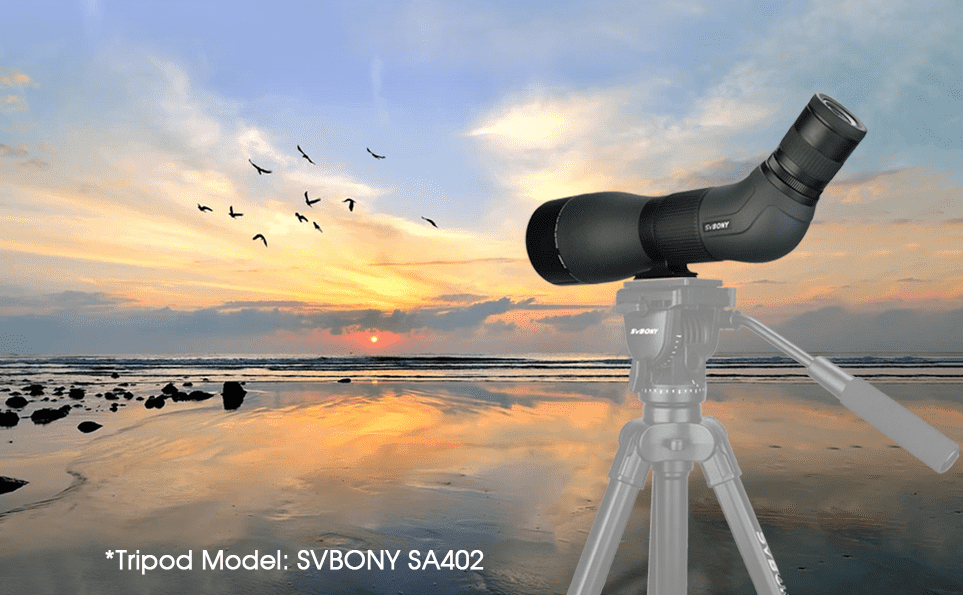 SA401 20-60x85 APO Spotting Scope SA402 Hydraulic Gimbal Tripod