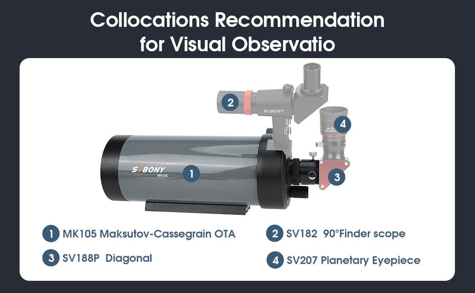 Telescope MK105 Maksutov-Cassegrain OTA