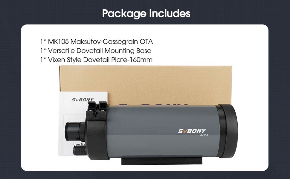 Package of MK105 Telescope