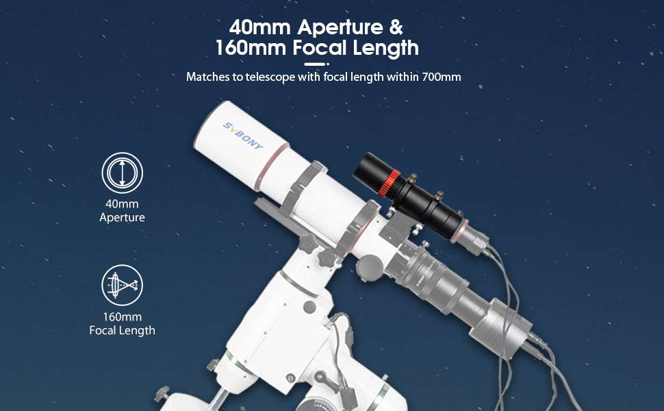 Svbony SV165 Mini 40mm f/4 Guide Scope