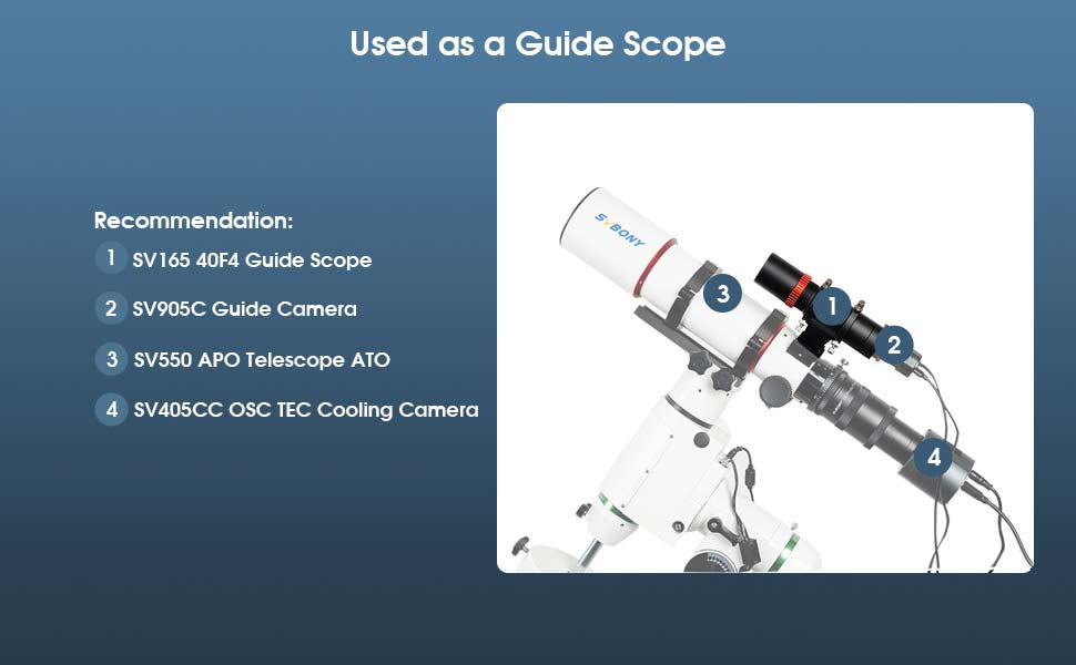 Svbony SV165 Mini 40mm f/4 Guide Scope