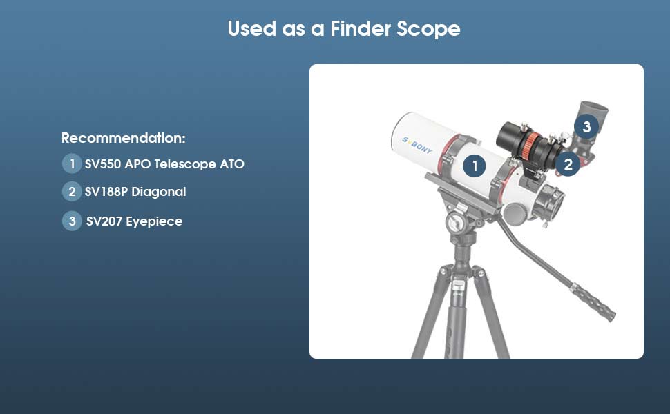 Svbony SV165 Mini 40mm f/4 Guide Scope