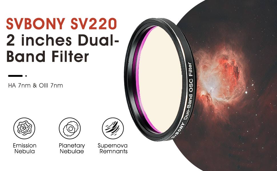 SV220 Dual-Band 7nm Nebula Filter