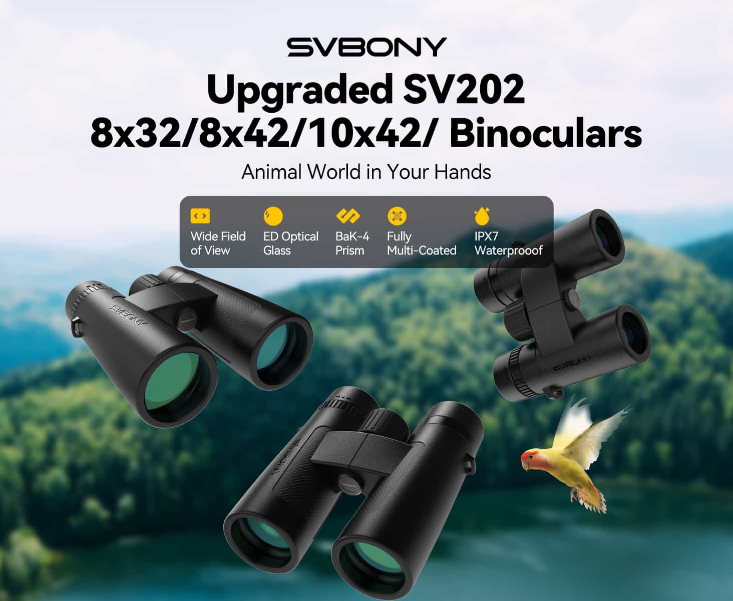 SV202 ED binoculars