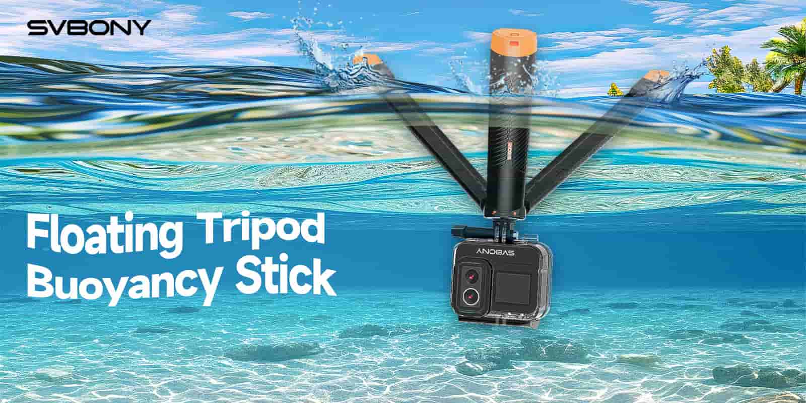 floating tripod buoyancy stick