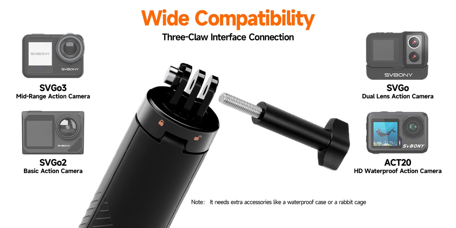 floating tripod buoyancy stick