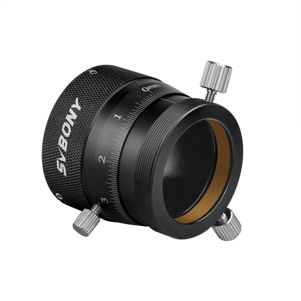 SV161 1.25inch Double Helical Micro Focuser for Telescope Guide Scope Metal Black