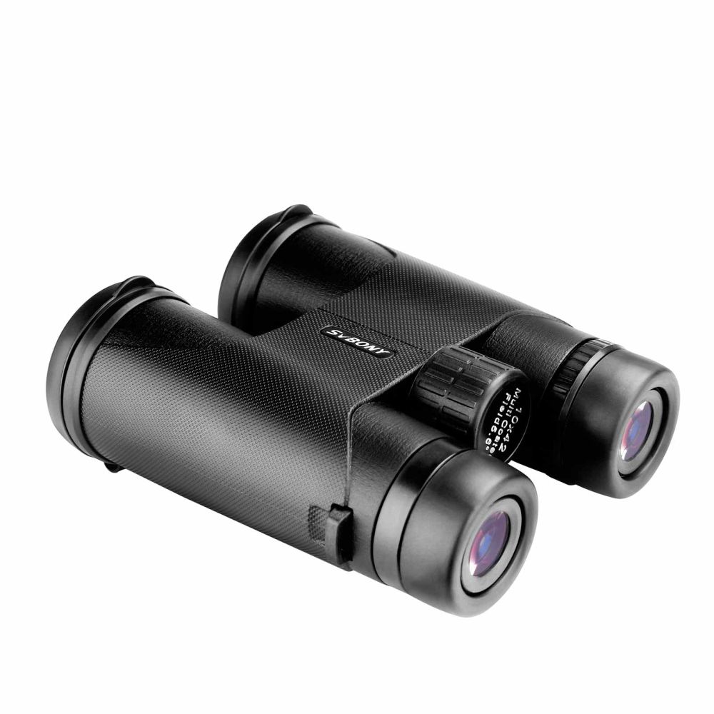 SA202 10x42 Roof Prism Binocular with Neck Strap and Soft Carrying Case